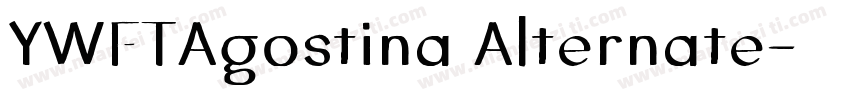 YWFTAgostina Alternate字体转换